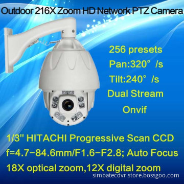 Outdoor 120m IR HD 1280*960 Resolution Network High Speed PTZ Camera